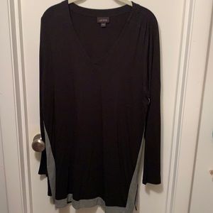 JJill Wearever Collection black tunic - L